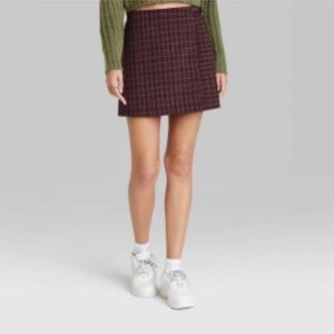 Wild Fable Plaid Skirt